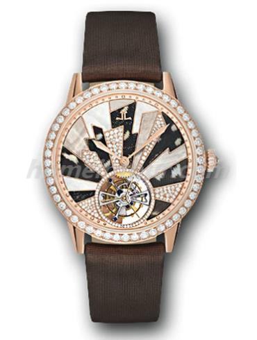 积家Q3412401女表约会系列-棕色表带/表径&#8211;