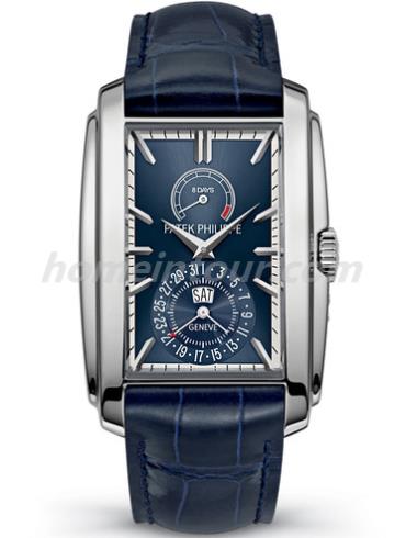 百达翡丽5200G-001男表Gondolo系列-蓝色表带/表径&#8211;