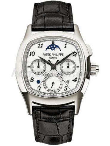 百达翡丽5951P-012男表超级复杂功能时计系列-黑色表带/表径37*45mm