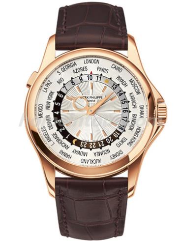 百达翡丽5130R-018男表复杂功能时计系列-棕色表带/表径39.5mm