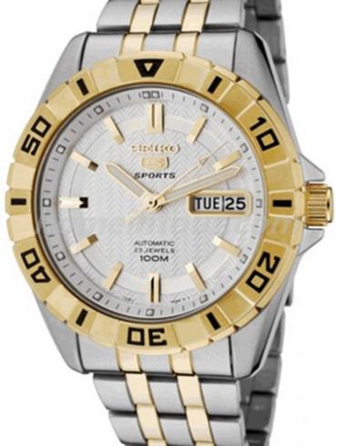 精工SNZH78J1男表Seiko 5系列-间金色表带/表径39mm