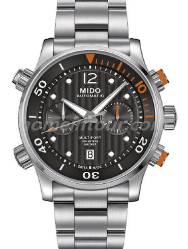 美度M005.914.11.060.00男表舵手系列-银色表带/表径44mm