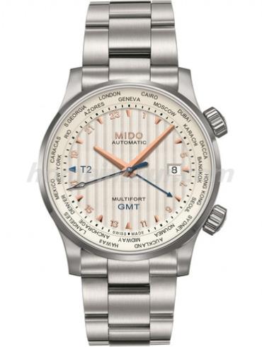 美度M005.929.11.031.00男表舵手系列-银色表带/表径42mm