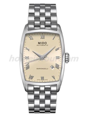 美度003.507.11.033.00男表贝伦赛丽系列-银色表带/表径40mm