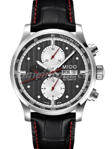 美度M005.614.16.061.22男表舵手系列-黑色表带/表径44mm