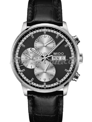 美度M016.414.16.061.00男表指挥官系列-黑色表带/表径42.5mm