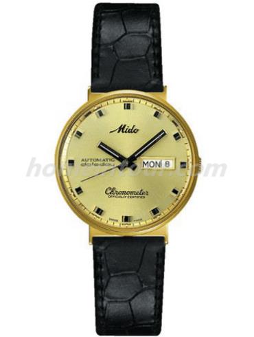 美度M8429.6.C2.4男表指挥官系列-黑色表带/表径37mm