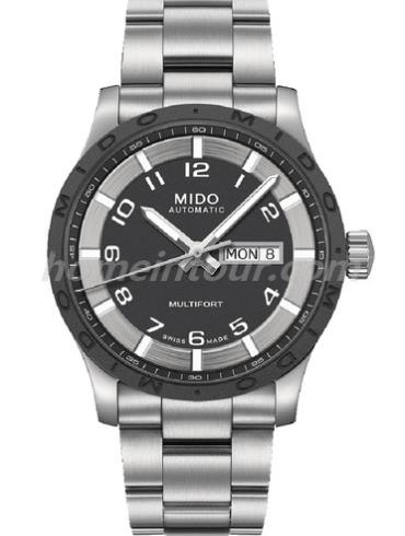 美度M018.430.11.062.00男表舵手系列-银色表带/表径42mm