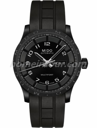 美度M018.430.37.052.00男表舵手系列-黑色表带/表径42mm