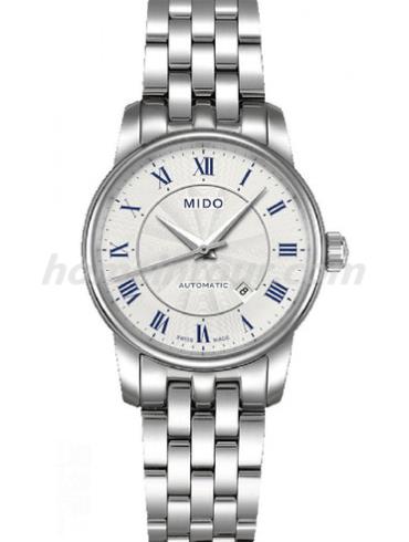 美度M7600.4.21.1女表贝伦赛丽系列-银色表带/表径29mm