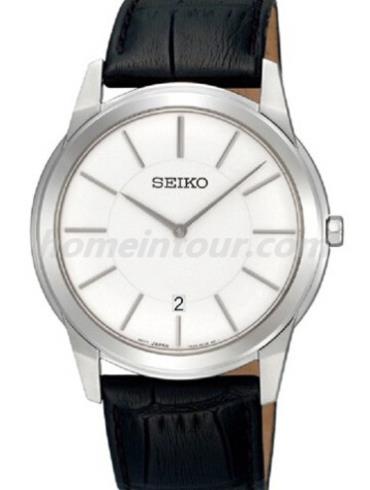 精工SKP373J1男表Quartz Pair系列-黑色表带/表径&#8211;