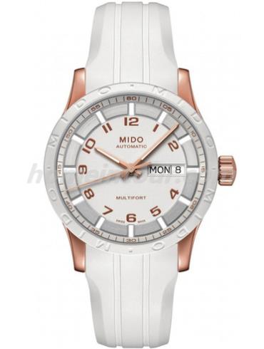 美度M018.830.37.012.00女表舵手系列-白色表带/表径38mm