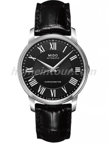 美度M010.408.16.053.29男表贝伦赛丽系列-黑色表带/表径39mm