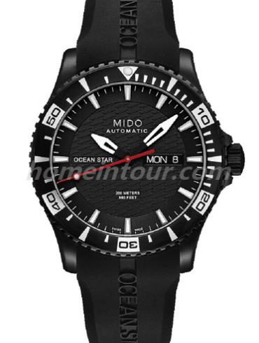 美度M011.430.37.051.22男表海星系列-黑色表带/表径42.5mm