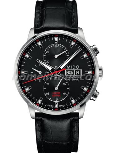 美度M016.415.16.051.00男表指挥官系列-黑色表带/表径42.5mm