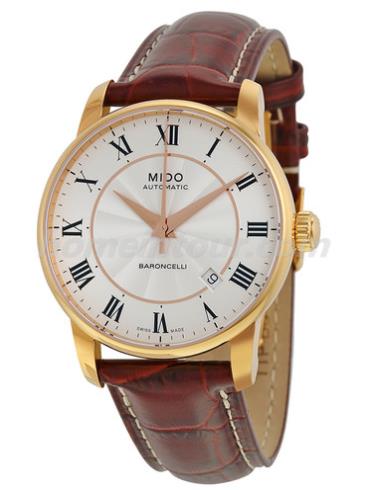 美度M8600.2.21.8男表贝伦赛丽系列-棕色表带/表径38mm