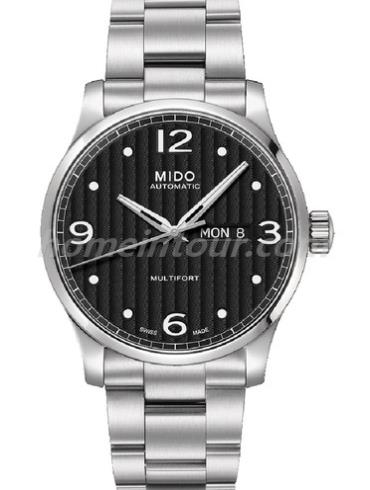 美度M005.430.11.050.00男表舵手系列-银色表带/表径42mm