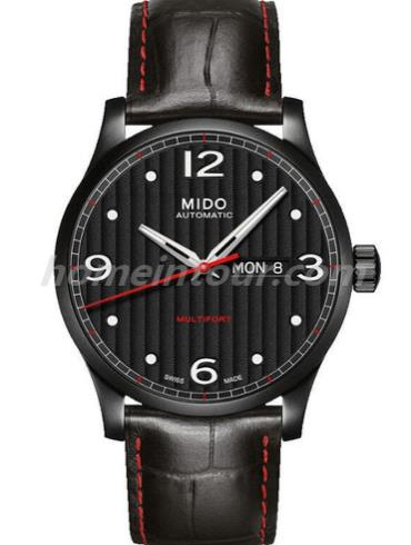 美度M005.430.37.050.00男表舵手系列-黑色表带/表径42mm