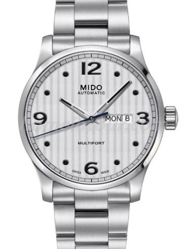 美度M005.430.11.030.00男表舵手系列-银色表带/表径42mm