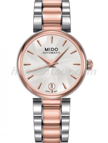 美度M022.207.22.031.10女表贝伦赛丽系列-间金色表带/表径33mm