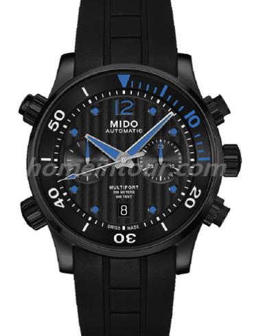 美度M005.914.37.050.00男表舵手系列-黑色表带/表径44mm