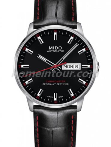 美度M021.431.16.051.00男表指挥官系列-黑色表带/表径40mm