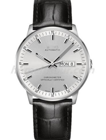 美度M021.431.16.031.00男表指挥官系列-黑色表带/表径40mm