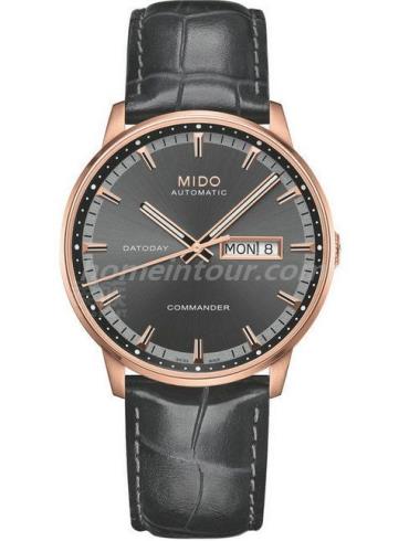 美度M016.430.36.061.02男表指挥官系列-黑色表带/表径40mm