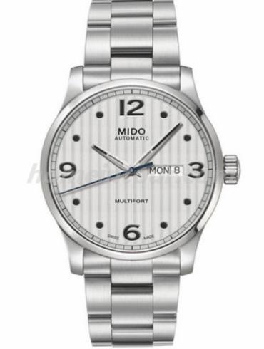 美度M005.430.11.030男表舵手系列-银色表带/表径42mm