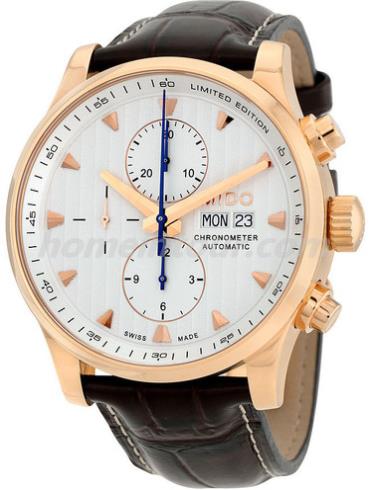 美度M005.615.36.031男表舵手系列-棕色表带/表径44mm