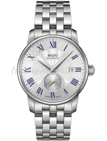 美度M8608.4.21男表贝伦赛丽系列-银色表带/表径38mm