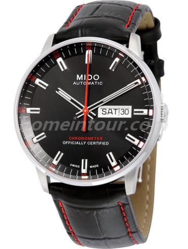 美度M021.431.16.051男表指挥官系列-黑色表带/表径40mm