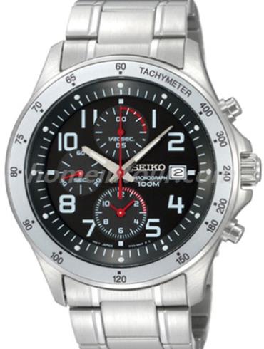 精工SNDA81J1男表Chronograph系列-银色表带/表径&#8211;