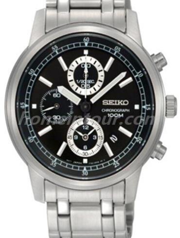 精工SNDC27J1男表Chronograph系列-银色表带/表径42mm