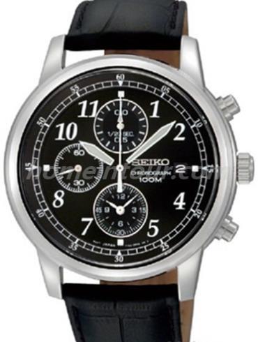 精工SNDC33J1男表Chronograph系列-黑色表带/表径42mm