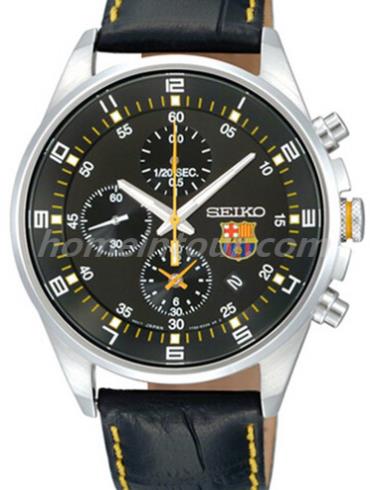 精工SNDD25J1男表Chronograph系列-黑色表带/表径43mm