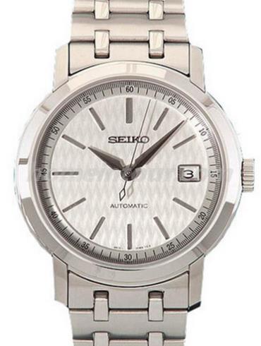 精工SRP021J1男表Mechanical系列-银色表带/表径&#8211;