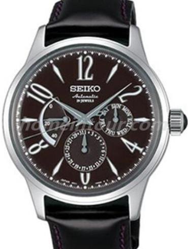 精工SARC019男表Mechanical系列-黑色表带/表径40mm