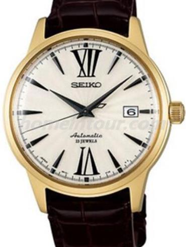 精工SARB066男表Mechanical系列-黑色表带/表径40mm