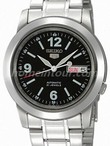 精工SNKE63K1男表Seiko 5系列-银色表带/表径46mm