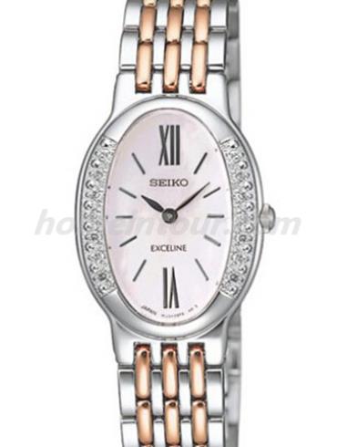 精工SWDX105J女表Aglare Luxuries系列-间金色表带/表径&#8211;