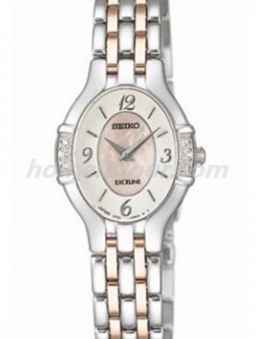 精工SWDB056J女表Aglare Luxuries系列-间金色表带/表径&#8211;