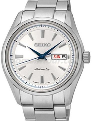 精工SRP527J1情侣表Presage系列-银色表带/表径41mm