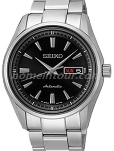 精工SRP897J1情侣表Presage系列-银色表带/表径34mm