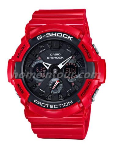 卡西欧GA-201RD-4A男表G-SHOCK系列-表带/表径&#8211;