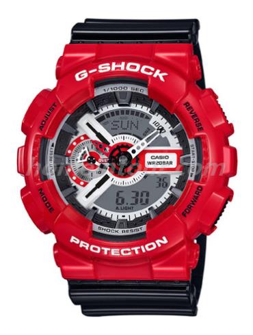 卡西欧GA-110RD-4A男表G-SHOCK系列-表带/表径&#8211;