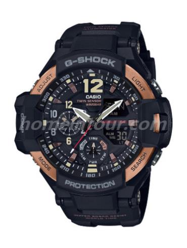 卡西欧GA-1100RG-1A男表G-SHOCK系列-表带/表径&#8211;