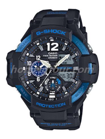 卡西欧GA-1100-2B男表G-SHOCK系列-表带/表径&#8211;