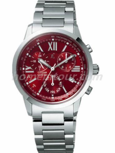 西铁城AN6070-54X女表XC系列-银色表带/表径35mm