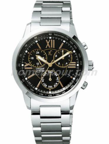 西铁城AN6070-54E女表XC系列-银色表带/表径35mm